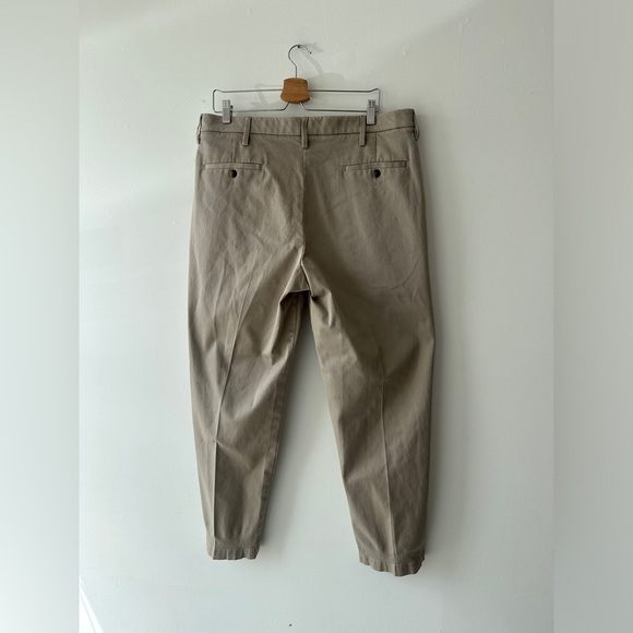 Haggar Khaki Pants - Tan - Flat Front - Pockets - Size:36x30 - Picture 6 of 11